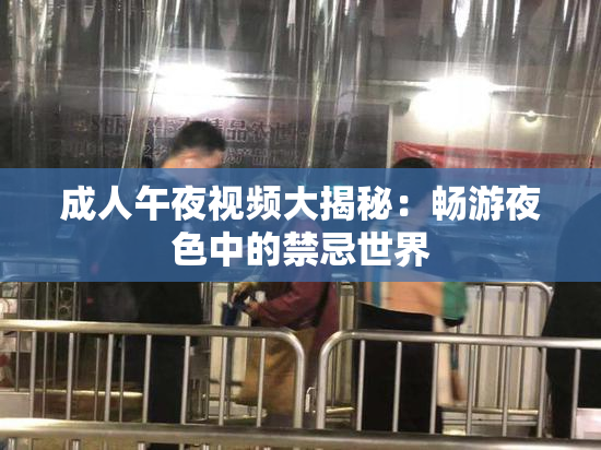 成人午夜视频大揭秘：畅游夜色中的禁忌世界