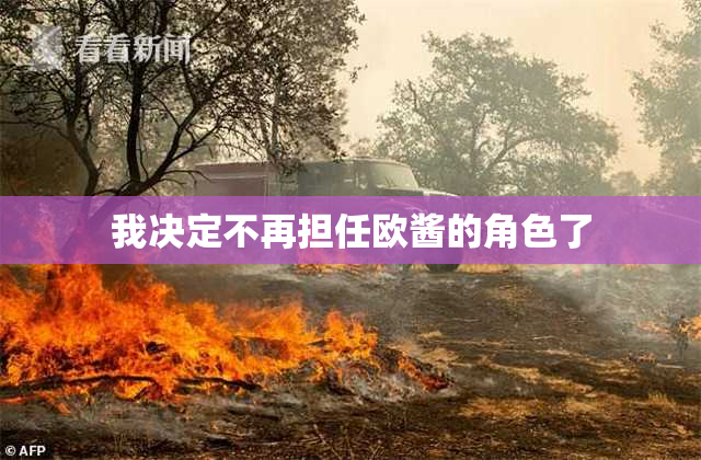 我决定不再担任欧酱的角色了