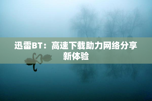 迅雷BT：高速下载助力网络分享新体验