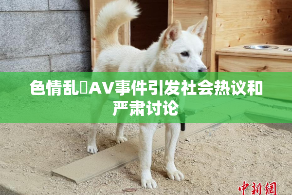 色情乱婬AV事件引发社会热议和严肃讨论