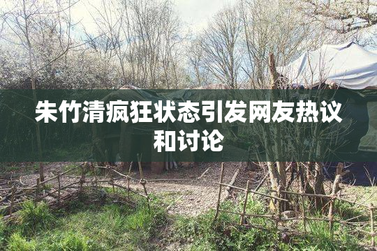 朱竹清疯狂状态引发网友热议和讨论