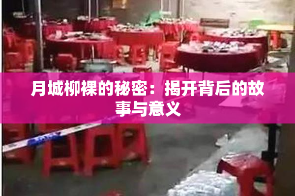 月城柳裸的秘密：揭开背后的故事与意义