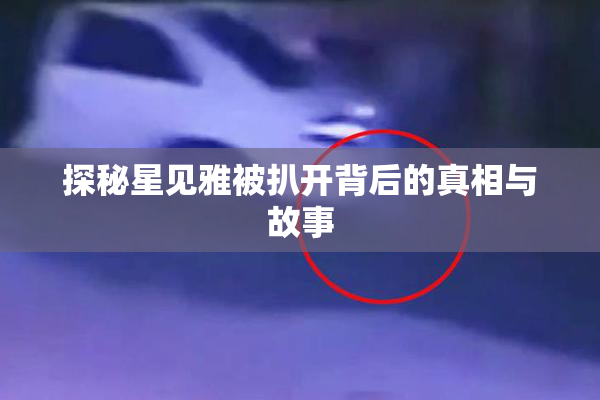 探秘星见雅被扒开背后的真相与故事