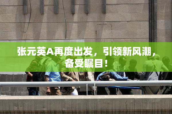 张元英A再度出发，引领新风潮，备受瞩目！
