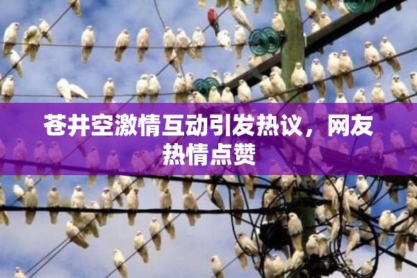 苍井空激情互动引发热议，网友热情点赞