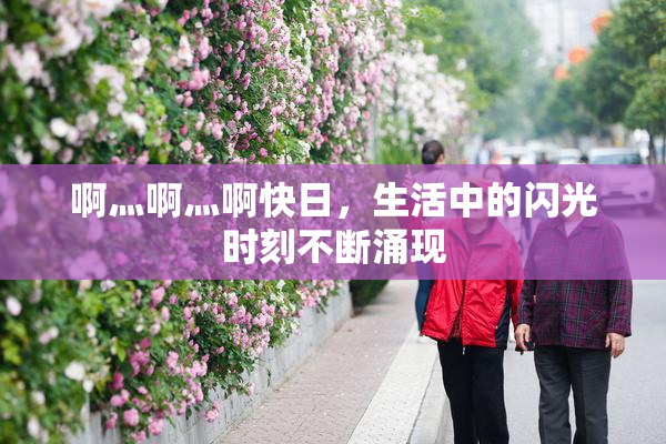 啊灬啊灬啊快日，生活中的闪光时刻不断涌现