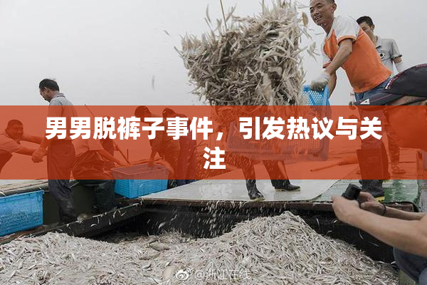 男男脱裤子事件，引发热议与关注