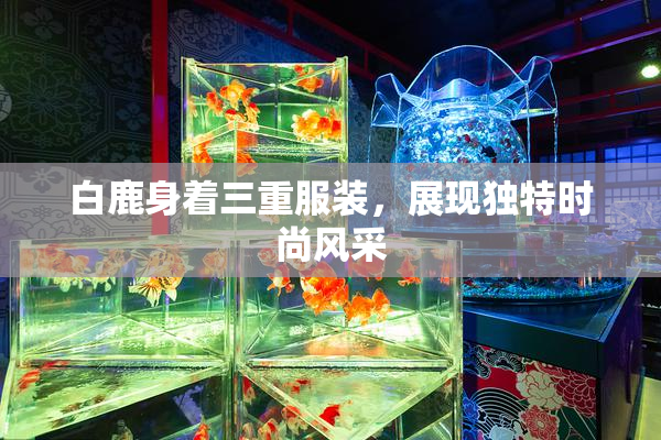 白鹿身着三重服装，展现独特时尚风采