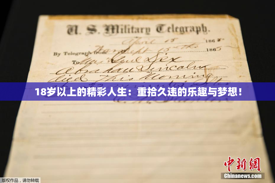 18岁以上的精彩人生：重拾久违的乐趣与梦想！