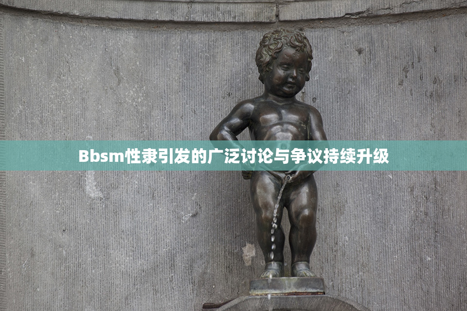 Bbsm性隶引发的广泛讨论与争议持续升级