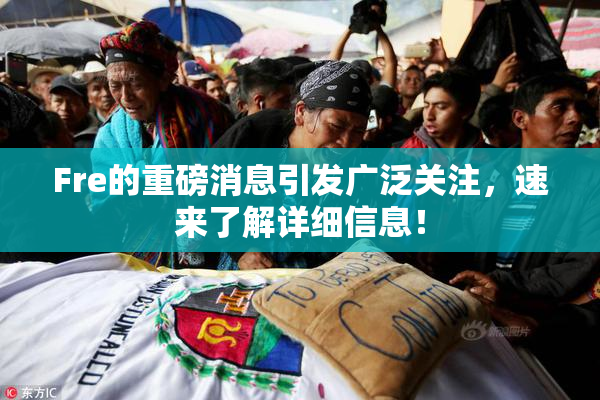 Fre的重磅消息引发广泛关注，速来了解详细信息！
