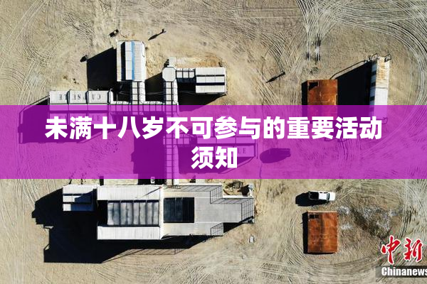 未满十八岁不可参与的重要活动须知