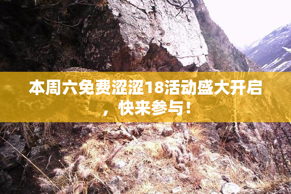 本周六免费涩涩18活动盛大开启，快来参与！