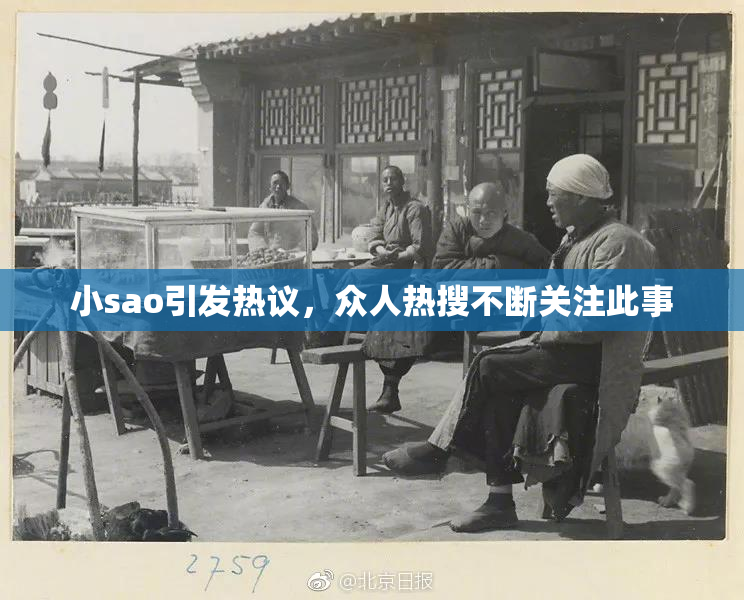 小sao引发热议，众人热搜不断关注此事