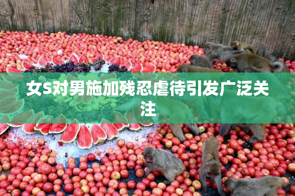 女S对男施加残忍虐待引发广泛关注