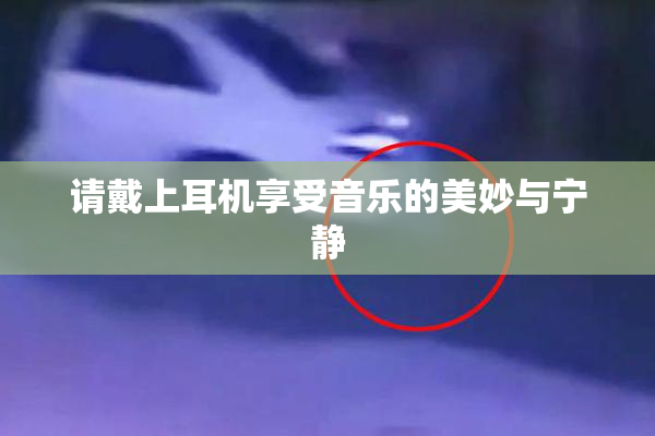 请戴上耳机享受音乐的美妙与宁静