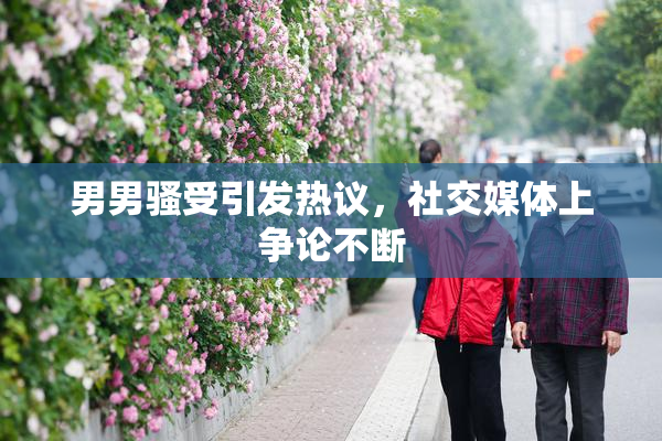 男男骚受引发热议，社交媒体上争论不断