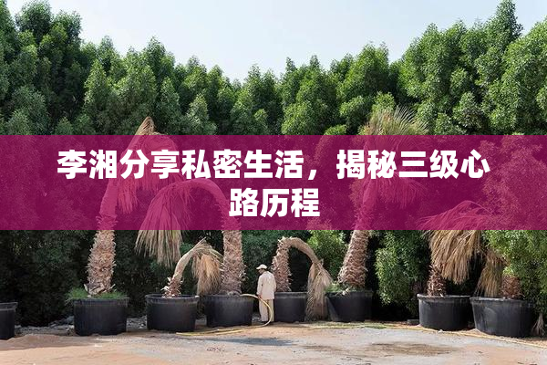李湘分享私密生活，揭秘三级心路历程