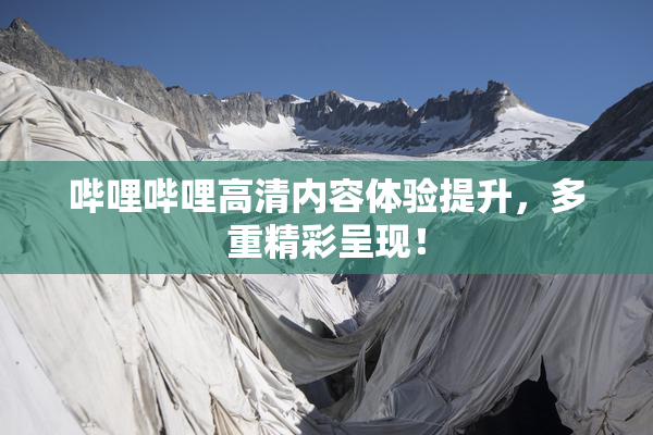 哔哩哔哩高清内容体验提升，多重精彩呈现！