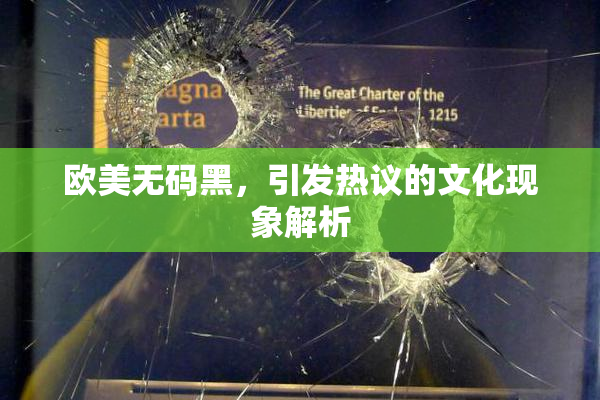 欧美无码黑，引发热议的文化现象解析