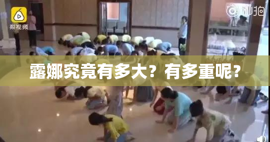 露娜究竟有多大？有多重呢？