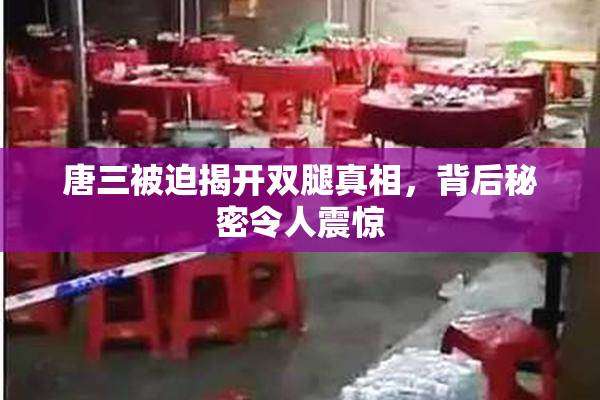 唐三被迫揭开双腿真相，背后秘密令人震惊
