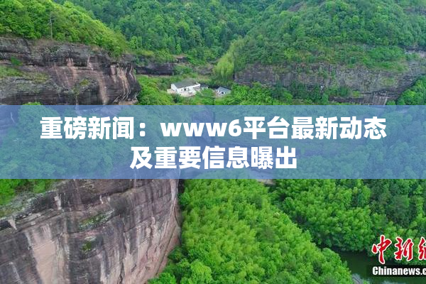 重磅新闻：www6平台最新动态及重要信息曝出