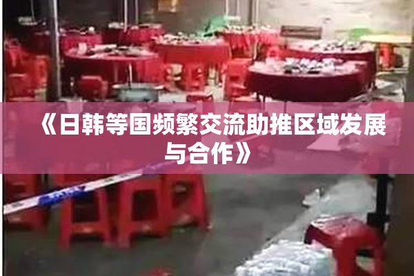 《日韩等国频繁交流助推区域发展与合作》