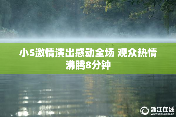 小S激情演出感动全场 观众热情沸腾8分钟