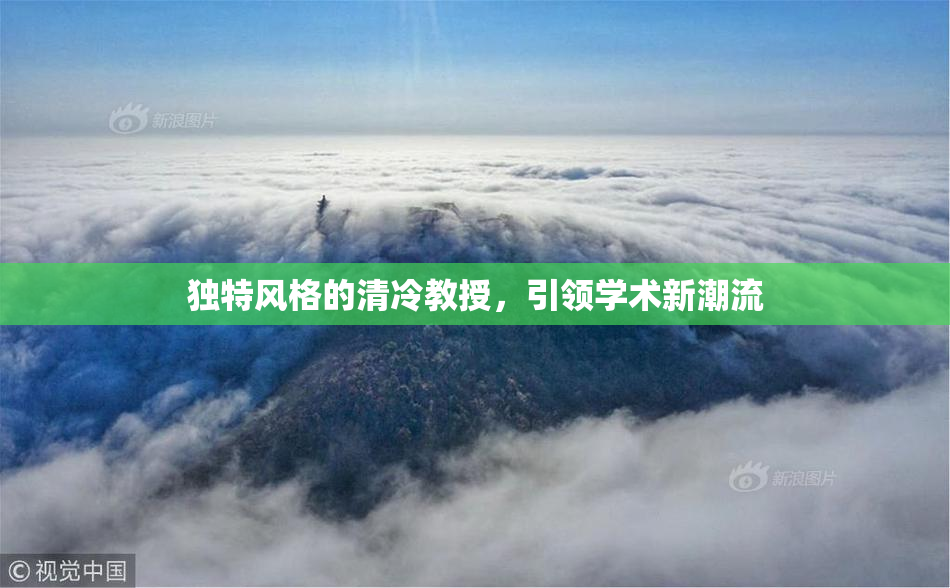 独特风格的清冷教授，引领学术新潮流