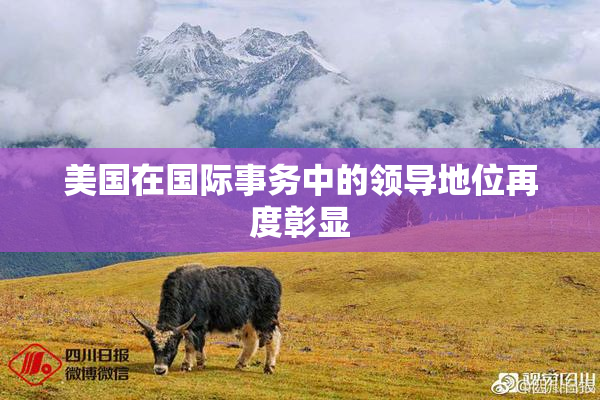美国在国际事务中的领导地位再度彰显