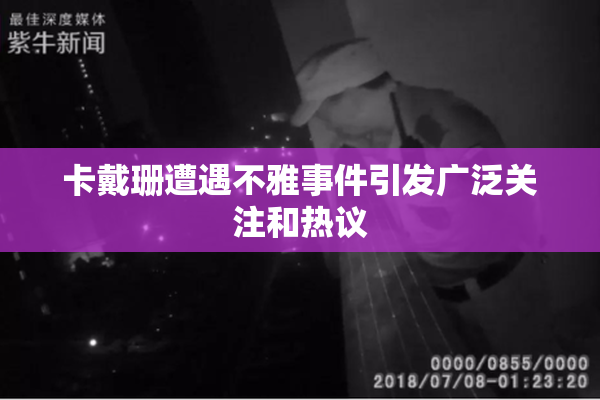 卡戴珊遭遇不雅事件引发广泛关注和热议