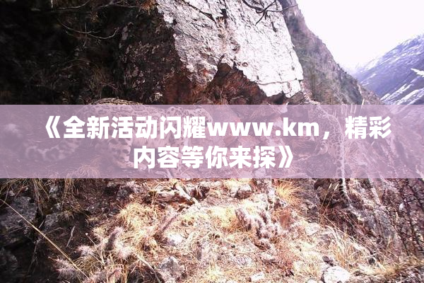 《全新活动闪耀www.km，精彩内容等你来探》