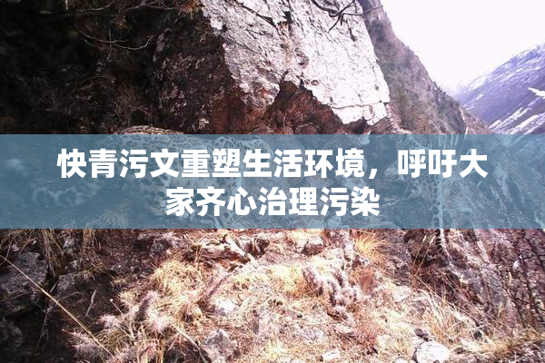 快青污文重塑生活环境，呼吁大家齐心治理污染