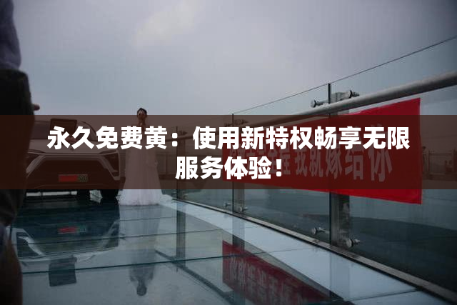 永久免费黄：使用新特权畅享无限服务体验！