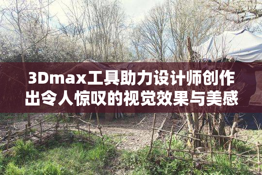 3Dmax工具助力设计师创作出令人惊叹的视觉效果与美感