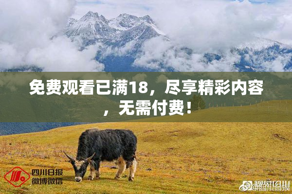 免费观看已满18，尽享精彩内容，无需付费！