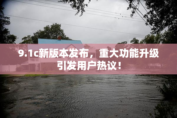 9.1c新版本发布，重大功能升级引发用户热议！