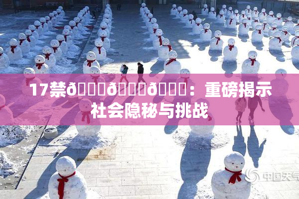 17禁🍆🍑🔞：重磅揭示社会隐秘与挑战