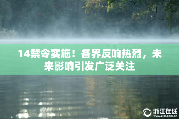 14禁令实施！各界反响热烈，未来影响引发广泛关注