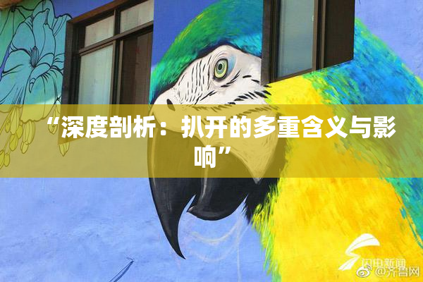 “深度剖析：扒开的多重含义与影响”