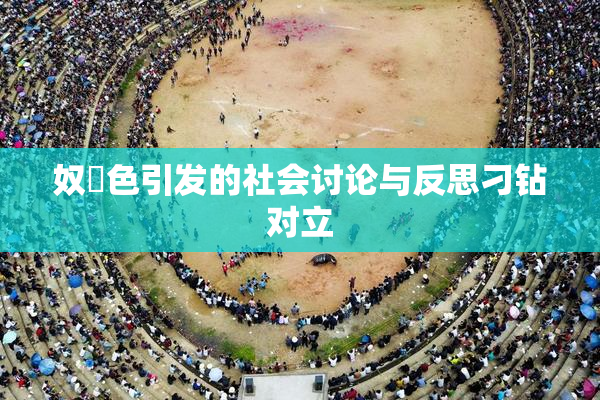奴隷色引发的社会讨论与反思刁钻对立