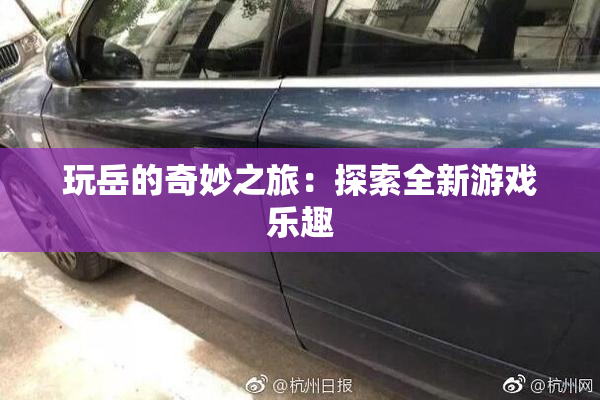玩岳的奇妙之旅：探索全新游戏乐趣