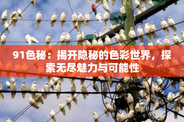 91色秘：揭开隐秘的色彩世界，探索无尽魅力与可能性