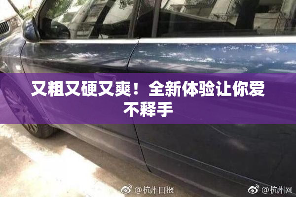 又粗又硬又爽！全新体验让你爱不释手