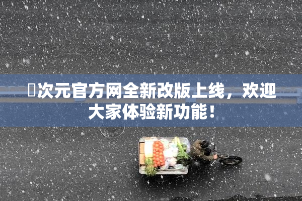 囧次元官方网全新改版上线，欢迎大家体验新功能！