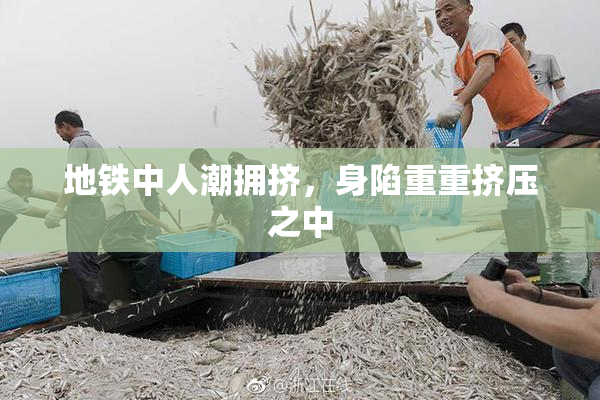 地铁中人潮拥挤，身陷重重挤压之中