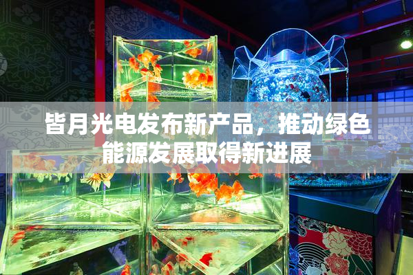 皆月光电发布新产品，推动绿色能源发展取得新进展