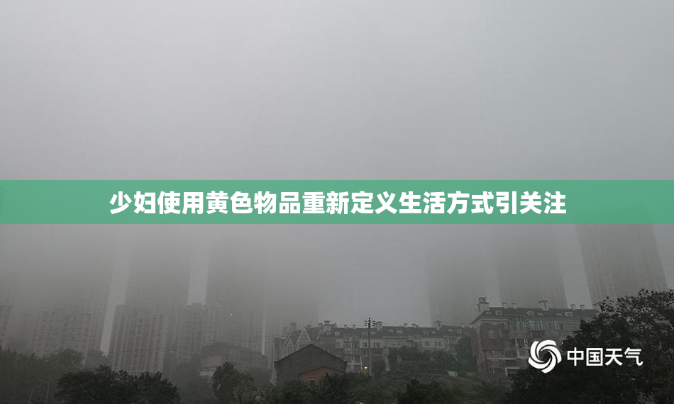 少妇使用黄色物品重新定义生活方式引关注