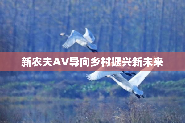 新农夫AV导向乡村振兴新未来